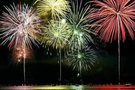 fireworks in the sky
