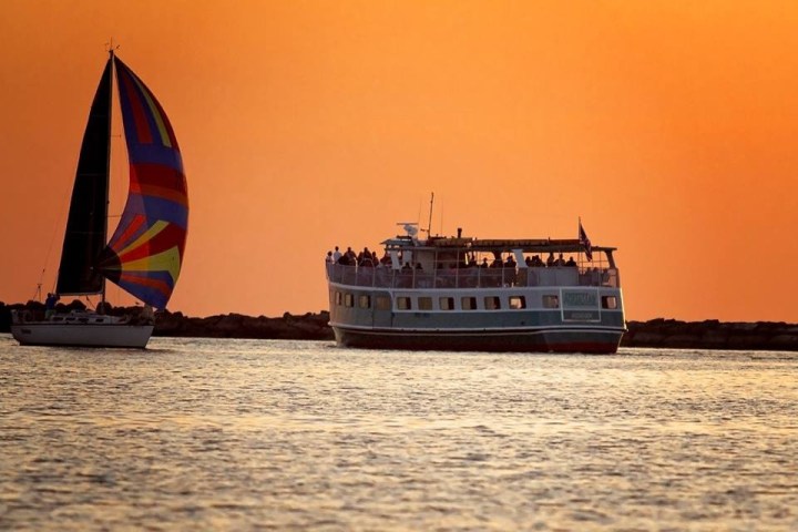 a large ship in a body of water