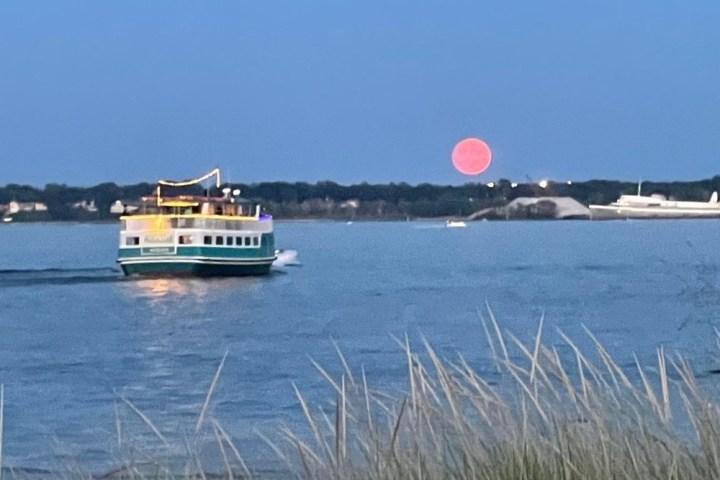 a boat on a body of water